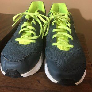 Nike Men's Downshifter 6 -684652-002 Gray & Neon Green Running Shoes Size 11